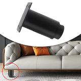 Maxbell Adjustable Furniture Legs DIY Sofa Legs Strong Load Bearing Capacity Durable 8 to 12cm Black