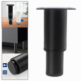 Maxbell Adjustable Furniture Legs DIY Sofa Legs Strong Load Bearing Capacity Durable 8 to 12cm Black
