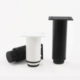 Maxbell Adjustable Furniture Legs DIY Sofa Legs Strong Load Bearing Capacity Durable 8 to 12cm Black
