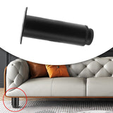 Maxbell Adjustable Furniture Legs DIY Sofa Legs Strong Load Bearing Capacity Durable 12 to 18cm Black
