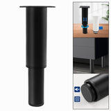Maxbell Adjustable Furniture Legs DIY Sofa Legs Strong Load Bearing Capacity Durable 12 to 18cm Black