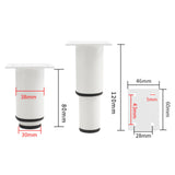 Maxbell Adjustable Furniture Legs DIY Sofa Legs Strong Load Bearing Capacity Durable 8 to 12cm White