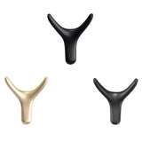 Maxbell Reusable Wall Hooks Towel Hook Decorative Hooks for Door Closet Cabinet Dark Gray