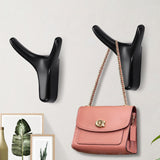 Maxbell Reusable Wall Hooks Towel Hook Decorative Hooks for Door Closet Cabinet Dark Gray