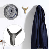 Maxbell Reusable Wall Hooks Towel Hook Decorative Hooks for Door Closet Cabinet Dark Gray