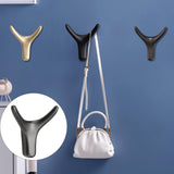 Maxbell Reusable Wall Hooks Towel Hook Decorative Hooks for Door Closet Cabinet Dark Gray