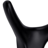 Maxbell Reusable Wall Hooks Towel Hook Decorative Hooks for Door Closet Cabinet Black