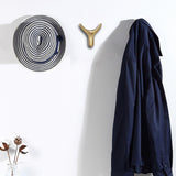 Maxbell Reusable Wall Hooks Towel Hook Decorative Hooks for Door Closet Cabinet Black