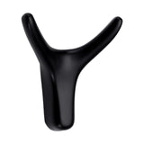 Maxbell Reusable Wall Hooks Towel Hook Decorative Hooks for Door Closet Cabinet Black