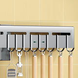 Maxbell Kitchen Pot Pan Hanging Rack Storage Shelf Cutter Rack 8 Hooks for Kitchen