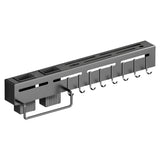 Maxbell Kitchen Pot Pan Hanging Rack Storage Shelf Cutter Rack 8 Hooks for Kitchen