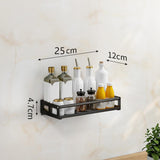 Maxbell Spice Rack Organizer Wall Shelves Pantry Organization for Kitchen Home 25cm