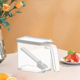 Maxbell Transparent Salt Container Condiment Box with Lid, Handle and Spoon