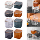 Maxbell Mini Trash Bin Multifunctional Household for Indoor Cars Bedside Table Clear Small