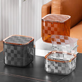 Maxbell Mini Trash Bin Multifunctional Household for Indoor Cars Bedside Table Clear Small
