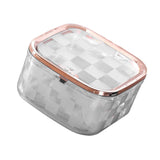 Maxbell Mini Trash Bin Multifunctional Household for Indoor Cars Bedside Table Clear Small