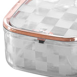Maxbell Mini Trash Bin Multifunctional Household for Indoor Cars Bedside Table Clear Small