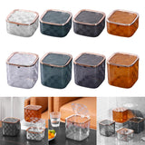 Maxbell Mini Trash Bin Multifunctional Household for Indoor Cars Bedside Table Clear Small