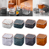 Maxbell Mini Trash Bin Multifunctional Household for Indoor Cars Bedside Table Clear Small