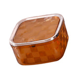 Maxbell Mini Trash Bin Multifunctional Household for Indoor Cars Bedside Table Orange Small