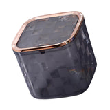 Maxbell Mini Trash Bin Multifunctional Household for Indoor Cars Bedside Table Gray Large