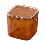Maxbell Mini Trash Bin Multifunctional Household for Indoor Cars Bedside Table Orange Large