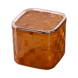 Maxbell Mini Trash Bin Multifunctional Household for Indoor Cars Bedside Table Orange Large