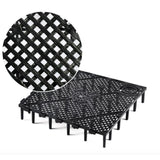 Maxbell 10Pcs Fish Tank Bottom Filter Plate Suction Filter Plate Black