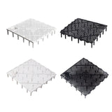 Maxbell 10Pcs Fish Tank Bottom Filter Plate Suction Filter Plate Black