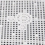 Maxbell 10Pcs Fish Tank Bottom Filter Plate Suction Filter Plate with Connector White