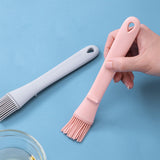 Maxbell Silicone Basting Pastry Brush Save Space Detachable for BBQ Sauce Cooking Pink