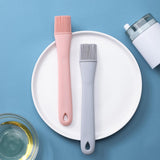 Maxbell Silicone Basting Pastry Brush Save Space Detachable for BBQ Sauce Cooking Pink