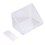 Maxbell Floating Shelves Organizer Bevel Container for Lip Glaze Lipstick Office Clear