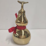 Maxbell Chinese Brass Gourd Luck Pendant Auspicious for Housewarming Desk Decoration 9.5cm