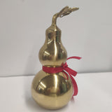 Maxbell Chinese Brass Gourd Luck Pendant Auspicious for Housewarming Desk Decoration 12.5cm