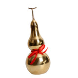 Maxbell Chinese Brass Gourd Luck Pendant Auspicious for Housewarming Desk Decoration 12.5cm