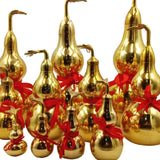 Maxbell Chinese Brass Gourd Luck Pendant Auspicious for Housewarming Desk Decoration 12.5cm