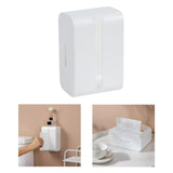 Maxbell Wall Mounted Organizer Rectangular Decorative for Car Bathroom Dressers White