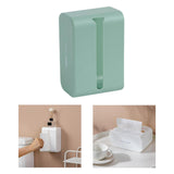 Maxbell Wall Mounted Organizer Rectangular Decorative for Car Bathroom Dressers Green