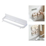 Maxbell Multifunction Slipper Rack Hanging Household for Entryway Closet Kitchen Clear