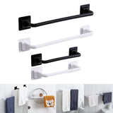 Maxbell Stable Over Cabinet Towel Bar Strong Carrying Capacity for Bathroom Wall long and black