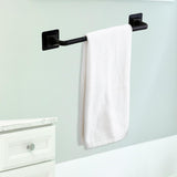 Maxbell Stable Over Cabinet Towel Bar Strong Carrying Capacity for Bathroom Wall long and black