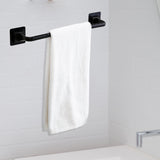 Maxbell Stable Over Cabinet Towel Bar Strong Carrying Capacity for Bathroom Wall long and black