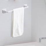 Maxbell Stable Over Cabinet Towel Bar Strong Carrying Capacity for Bathroom Wall long white