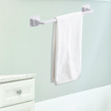 Maxbell Stable Over Cabinet Towel Bar Strong Carrying Capacity for Bathroom Wall long white