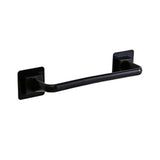 Maxbell Stable Over Cabinet Towel Bar Strong Carrying Capacity for Bathroom Wall short black