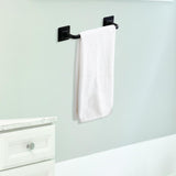 Maxbell Stable Over Cabinet Towel Bar Strong Carrying Capacity for Bathroom Wall short black