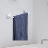 Maxbell Stable Over Cabinet Towel Bar Strong Carrying Capacity for Bathroom Wall short white