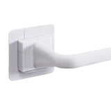 Maxbell Stable Over Cabinet Towel Bar Strong Carrying Capacity for Bathroom Wall short white