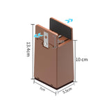 Maxbell 4Pack furnishing Risers furnishing Riser Chair Feet Table Riser for furnishing H 10cm Brown 10-37mm